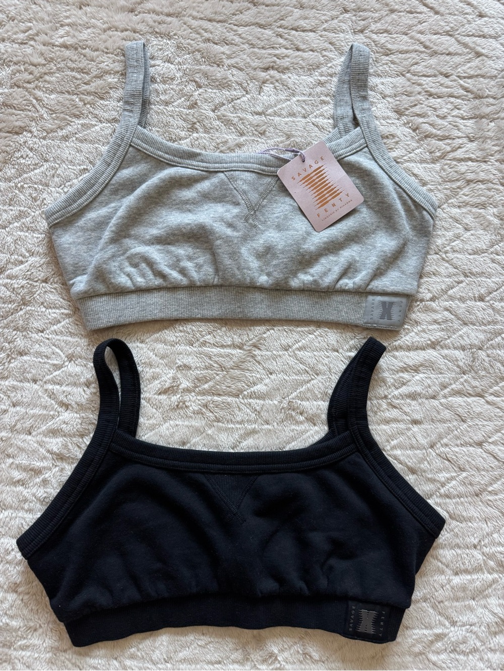 Savage X Fenty Bralettes - Gray & Black